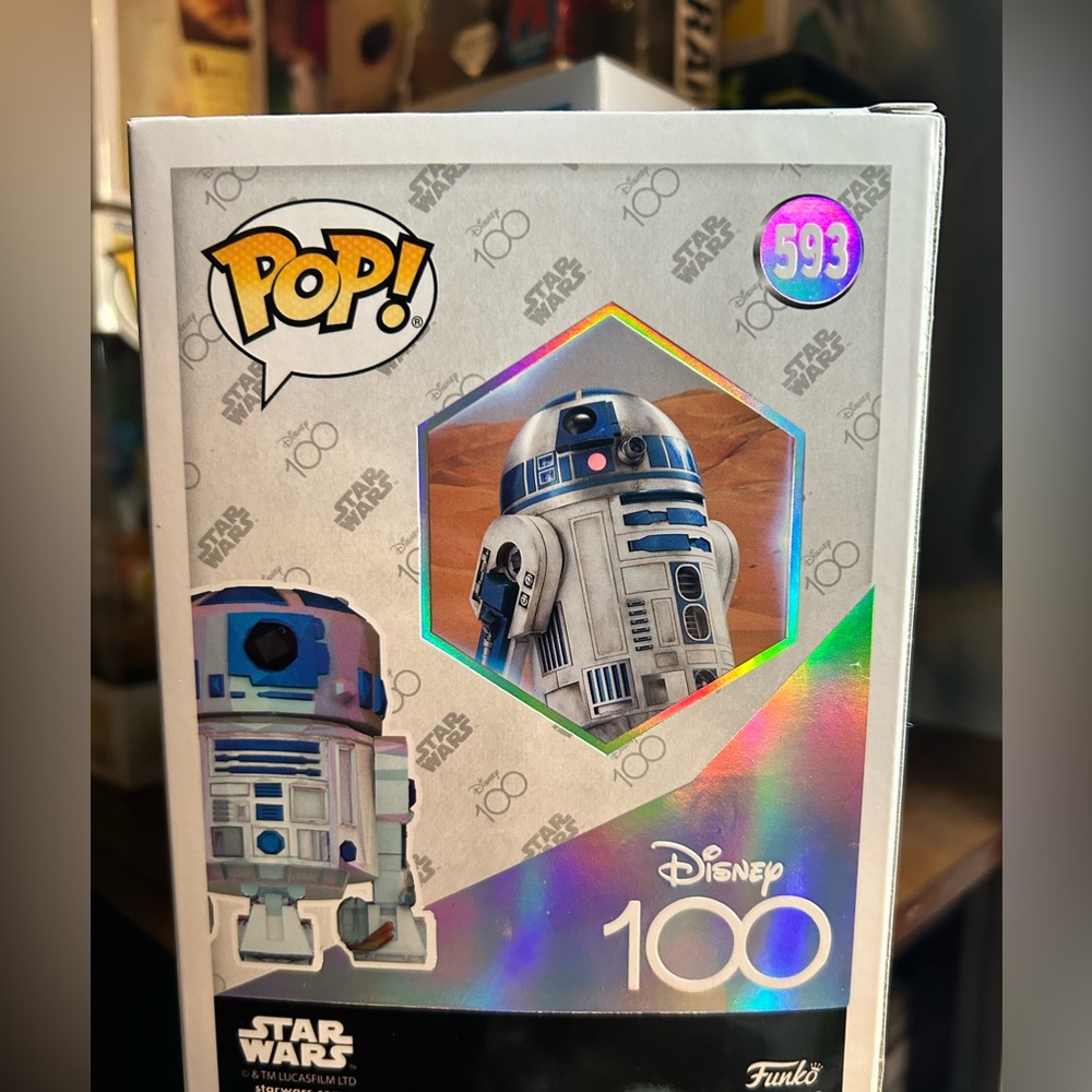 Funko exclusive R2D2  100 anniversary facette edition opalescent.  NIB in - Picture 5 of 8
